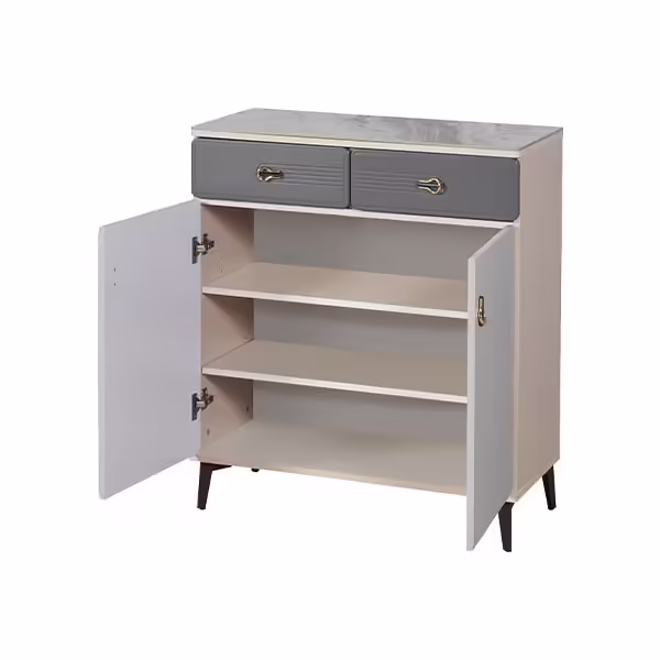 Wood Shoe Storage Cabinet