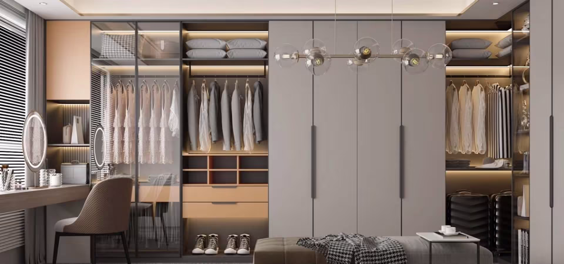contemporary wardrobes